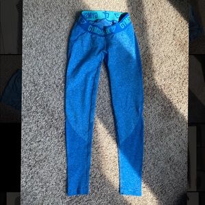 GYMSHARK Flex Legging Blueberry Marl/ Marine Blue